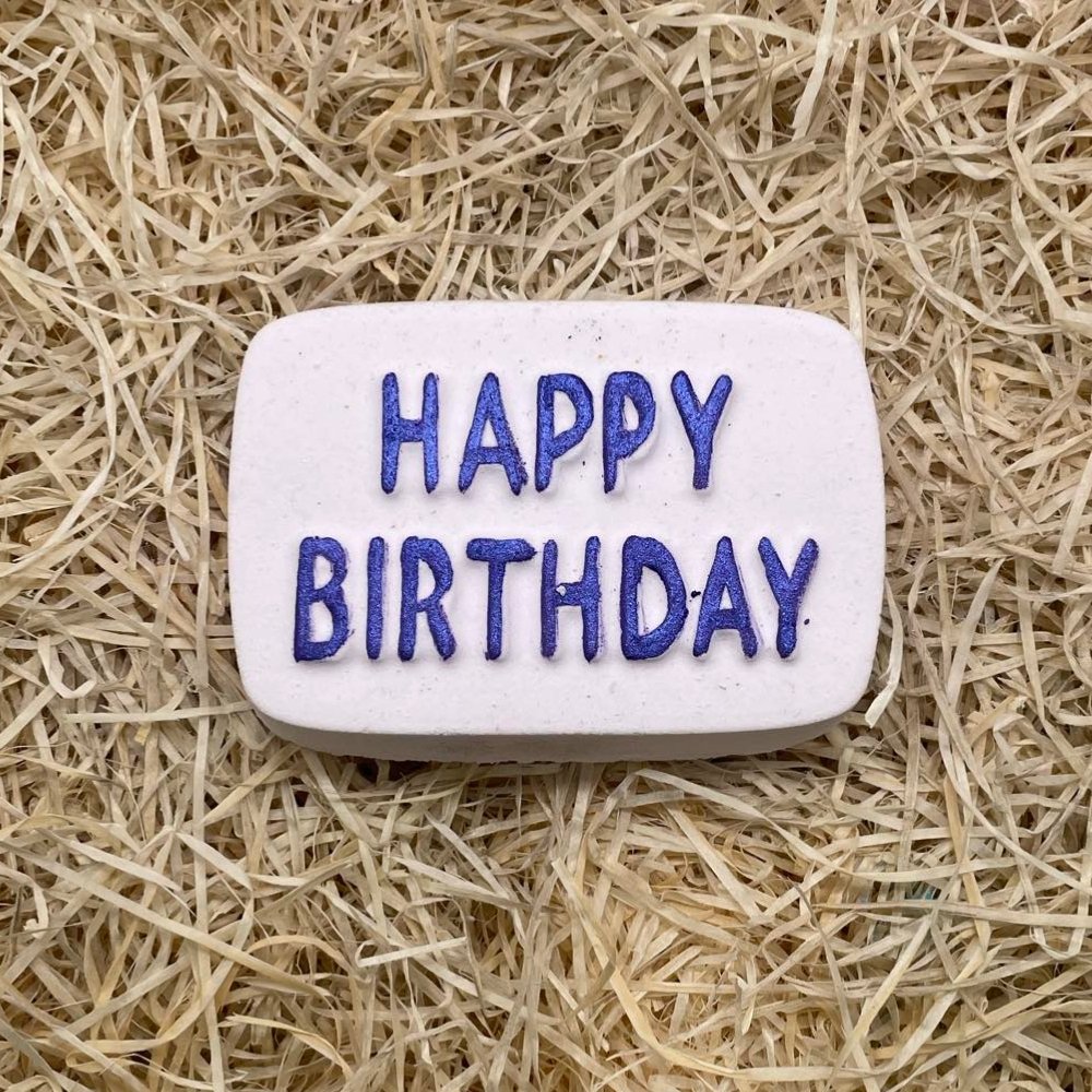Bath Bomb - our happy birthday bath bomb will make the perfect gift for a loved one