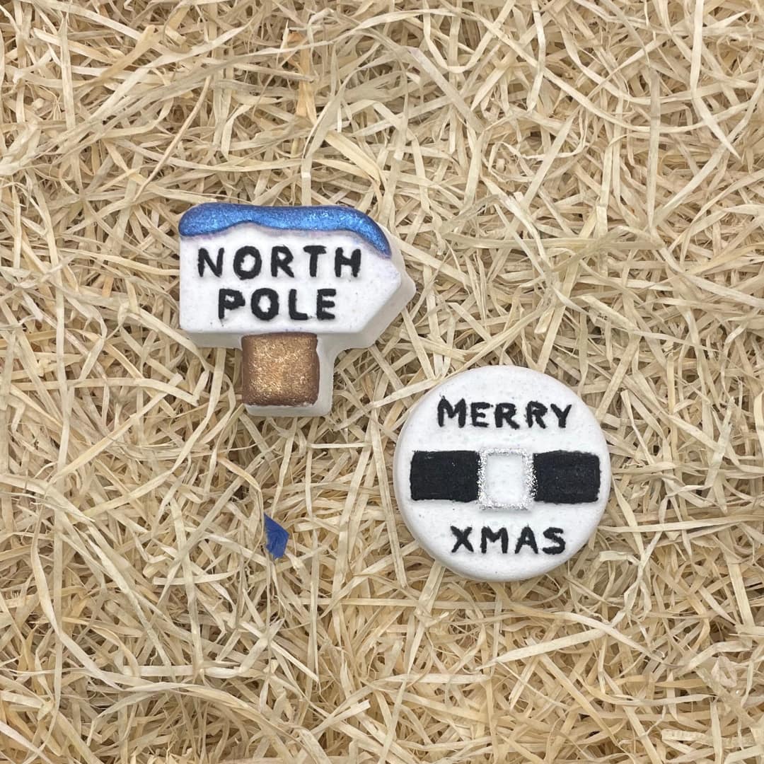 Mini Christmas Bath Bombs