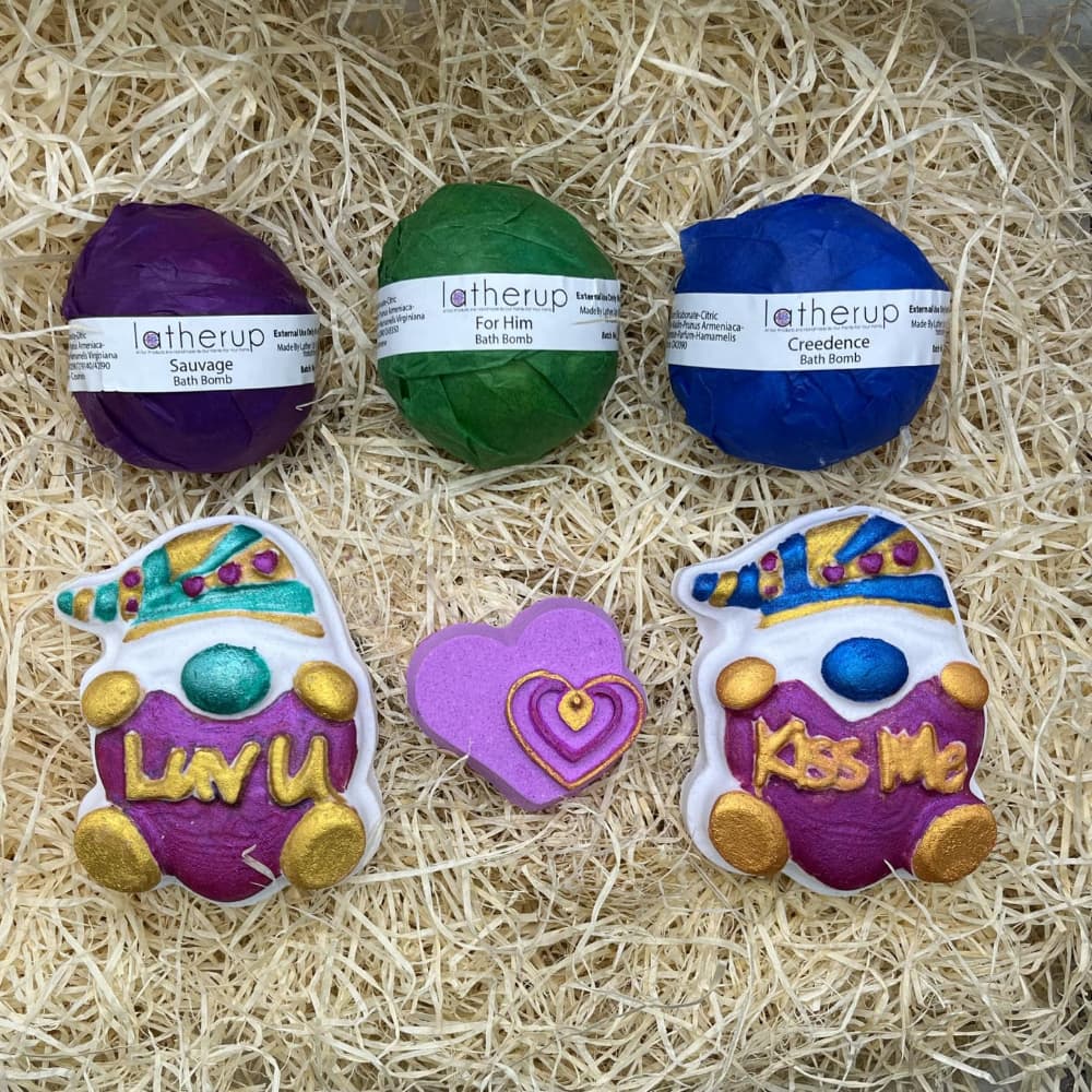 Men inspired Valentines Bath Bomb Set