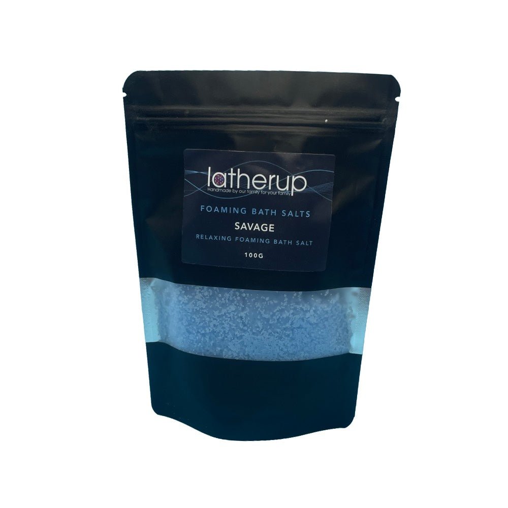 Savage Foaming Bath Salts 250g
