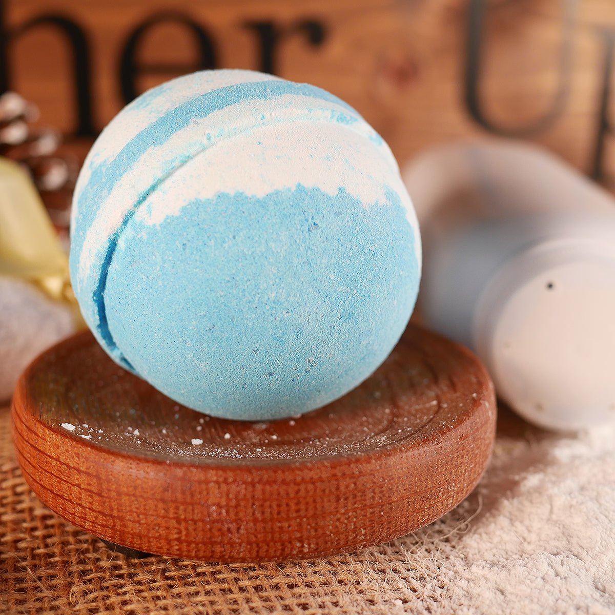 Baby Powder Bath Bomb 4oz Lather Up UK