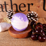 Black Cherry Bath Bomb 4oz Lather Up UK