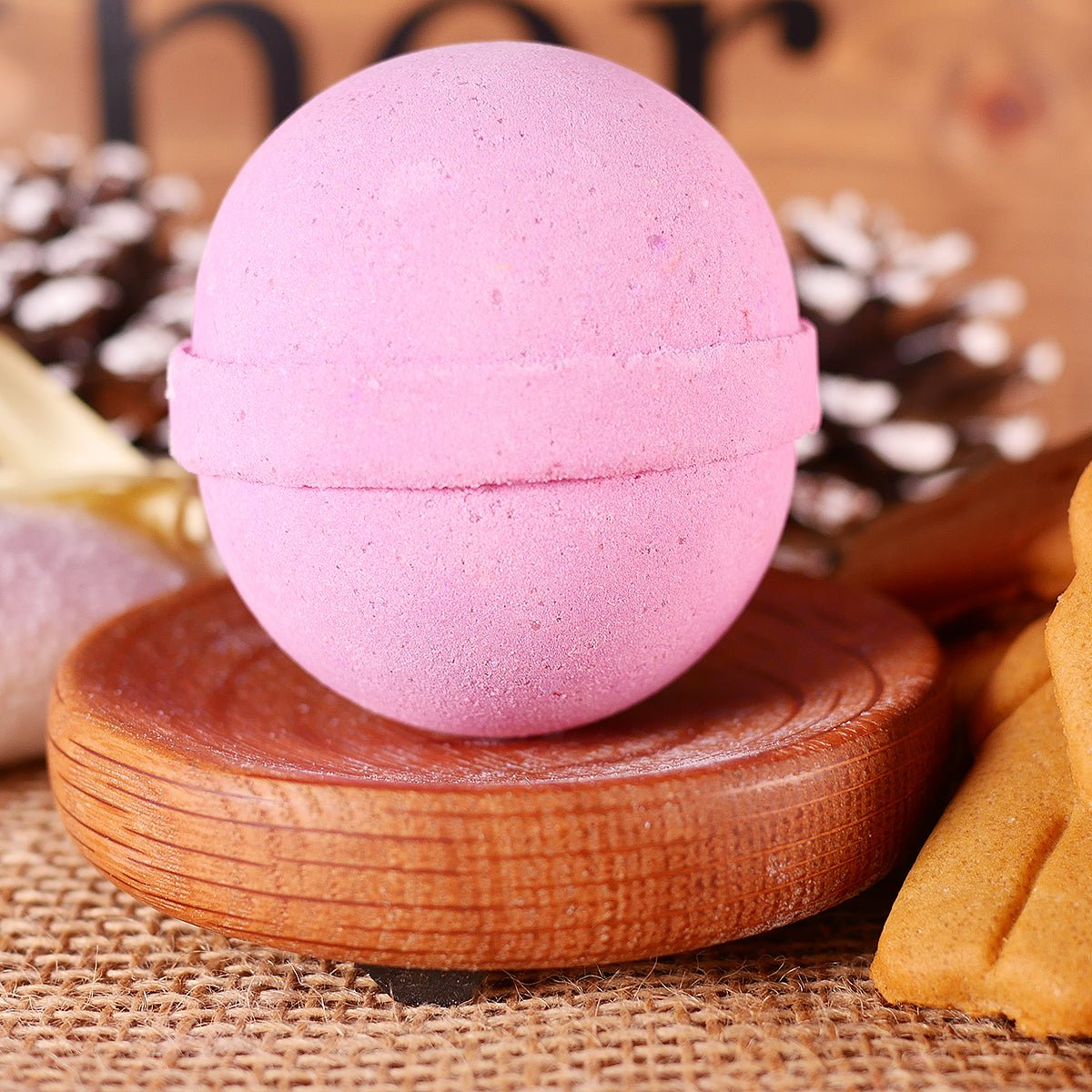 Ginger Bread Bath Bomb 4oz Lather Up UK