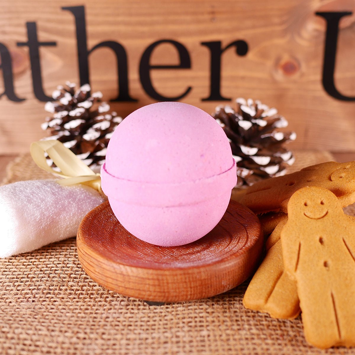 Ginger Bread Bath Bomb 4oz Lather Up UK