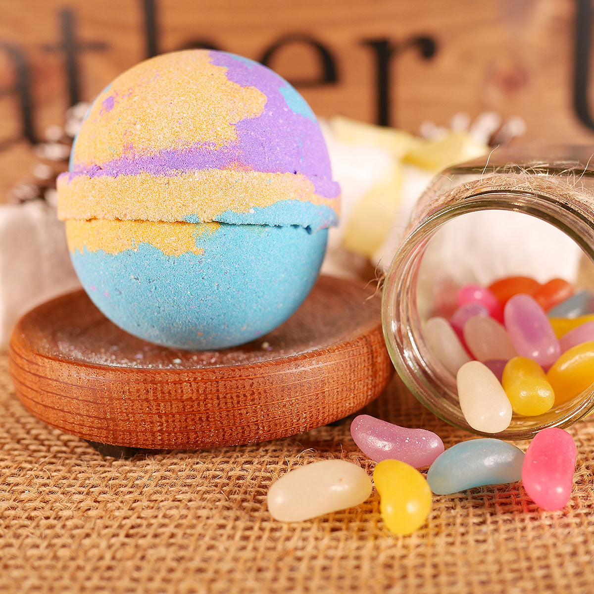 Jelly Bean Bath Bomb 4oz Lather Up UK