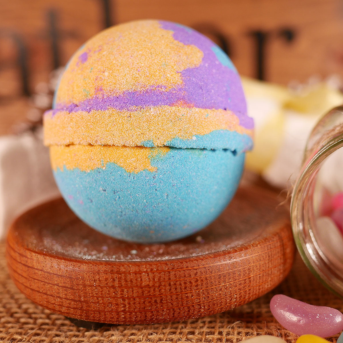 Jelly Bean Bath Bomb 4oz Lather Up UK