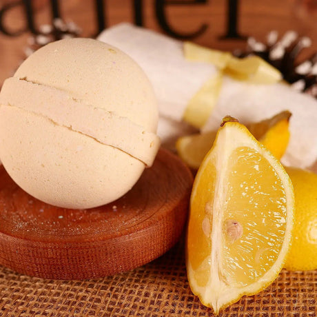 Lemon Fizz Bath Bomb 7oz Lather Up UK