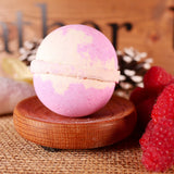 Raspberry Ripple Bath Bomb 4oz Lather Up UK