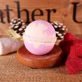 Raspberry Ripple Bath Bomb 4oz Lather Up UK