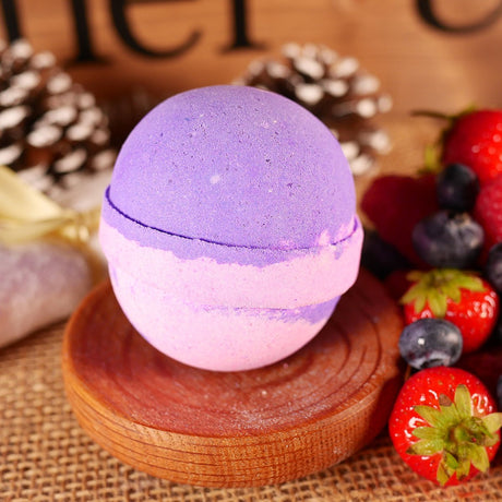 Summer Fruits Bath Bomb 4oz Lather Up UK